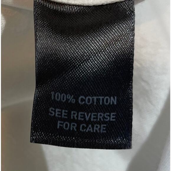 Johnston & Murphy Button Up Shirt Tailored Fit Sz L White Tonal Paisley Cotton - Picture 12 of 16